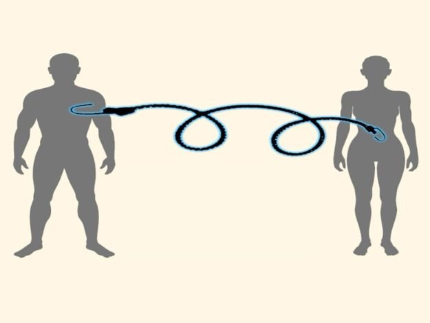 Abstract representation of energy strings